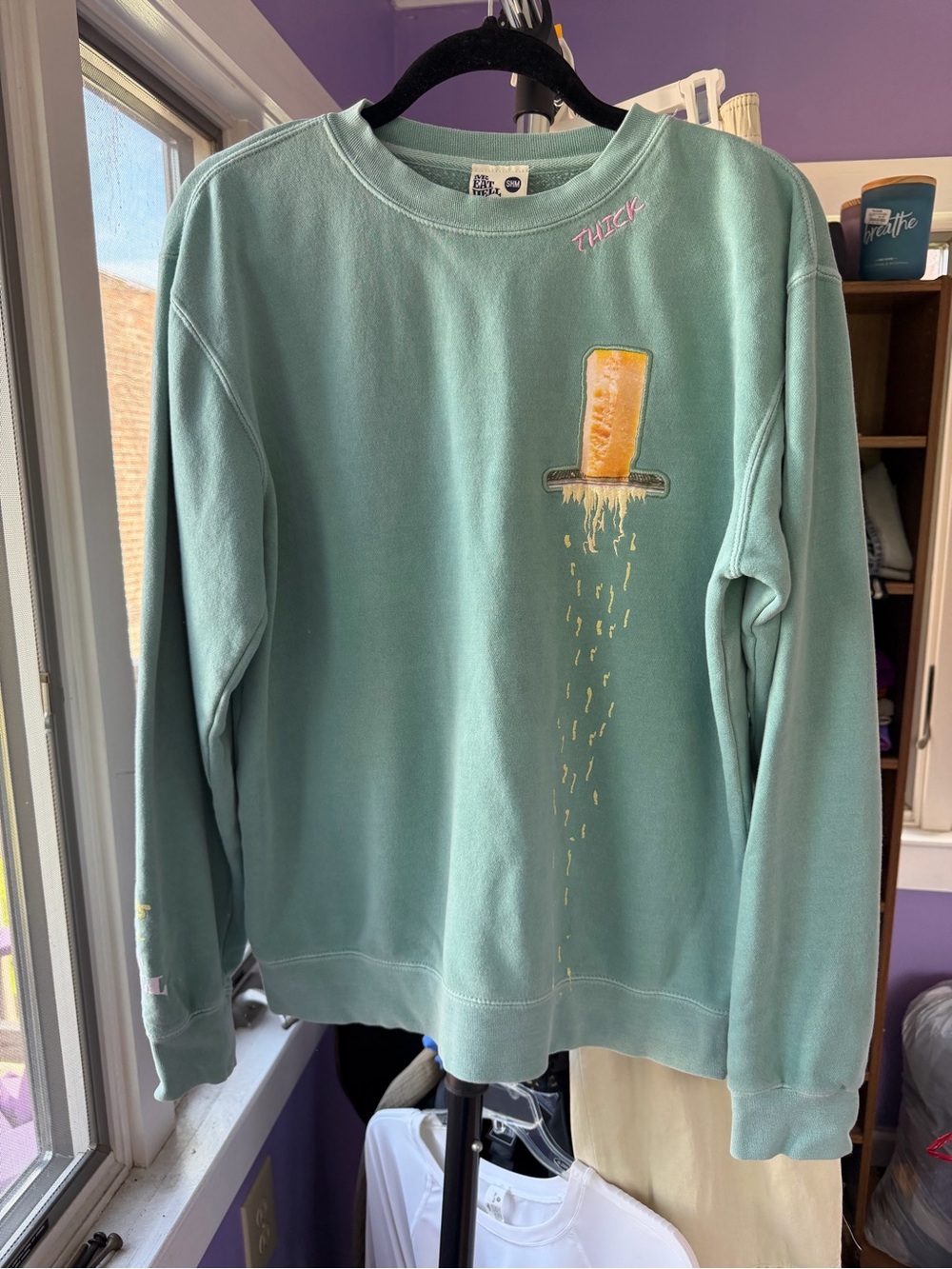 Women's Parmesan Graphic Crewneck Sweatshirt